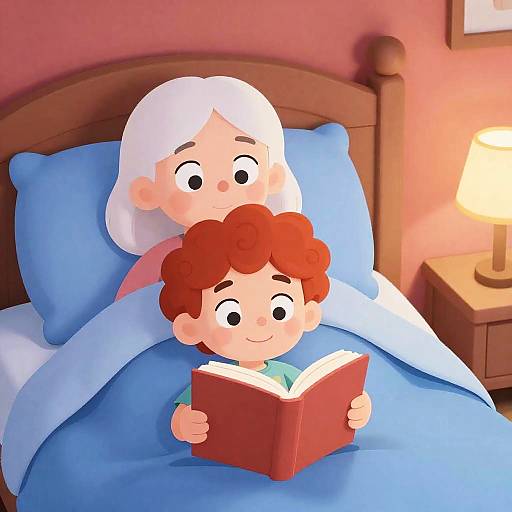 Cozy Bedtime Story Moment