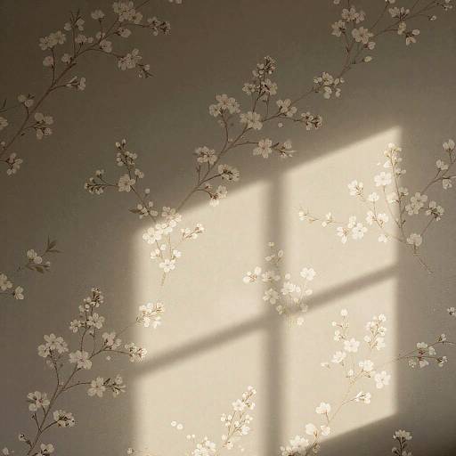 60s Floral Cherry Blossom Wallpaper