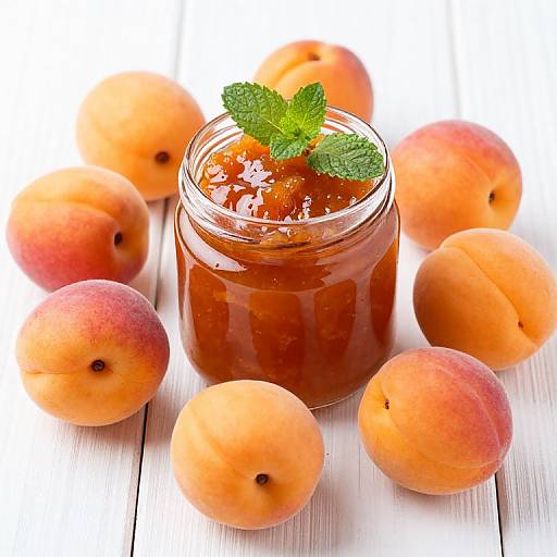 Homemade Apricot Chutney with Mint