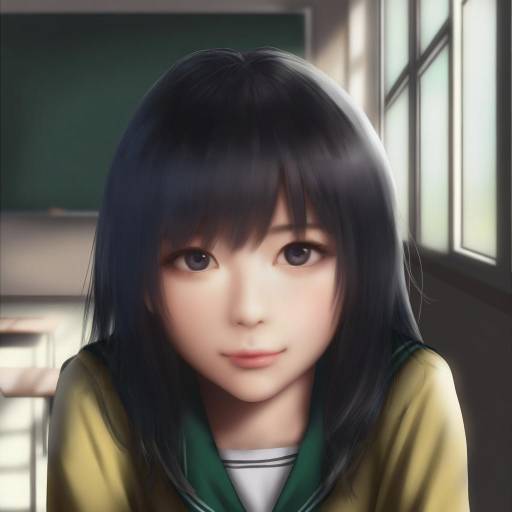 Komeiji Koishi in a Classroom Scene