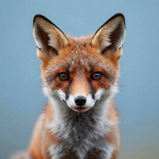 Mischievous Fox Cub Portrait