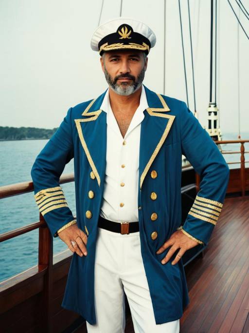 Photorealistic Ship Captain Portrait