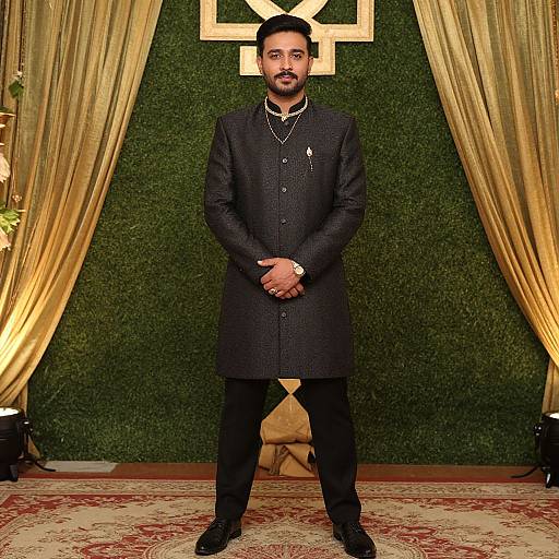Stylish Man at Marriage Party
