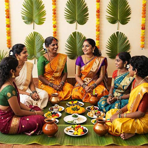 Happy Ugadi Family Festive Celebration