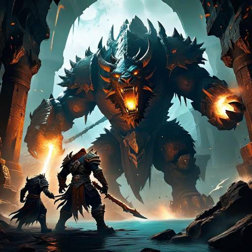 Epic Battle in a Sunken Fortress