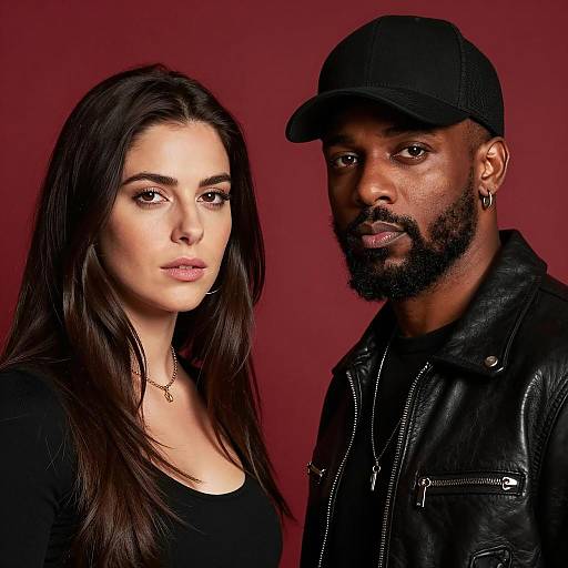 Captivating Musical Duo Portrait