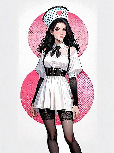 Elegant Bohemian Chic Portrait of a Woman