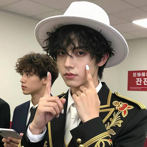 Fashion-Forward Portrait of Young Men