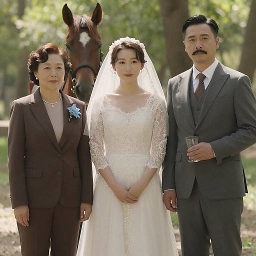 Charming Outdoor Wedding Scene Capture