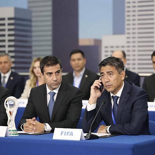 Serious Panel Discussion at FIFA World Cup