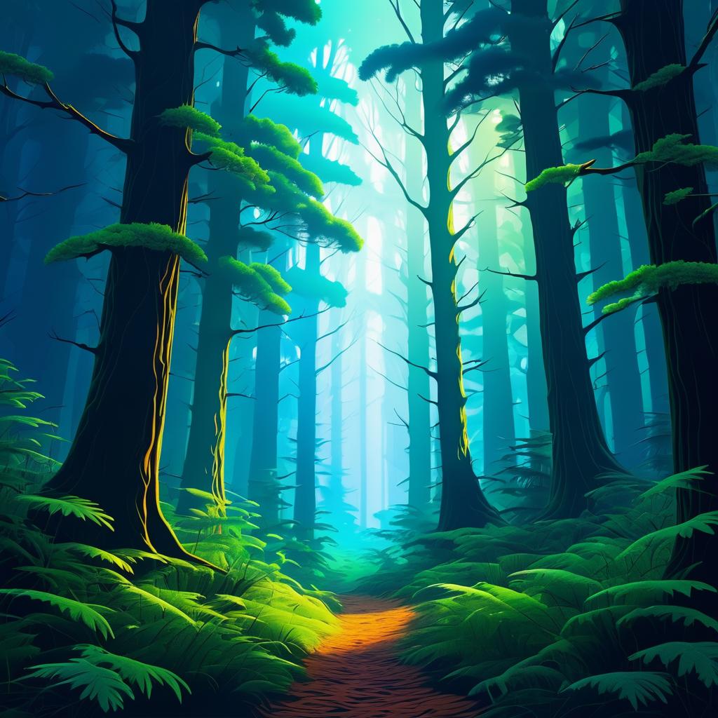 Ultra High Definition Mystical Forest Art