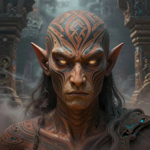 Mystical Tribal Gyary Portrait