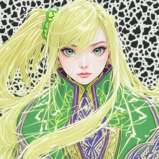 Illustration of Alisha diphda, tales of (series) in the style of Haimura kiyotaka