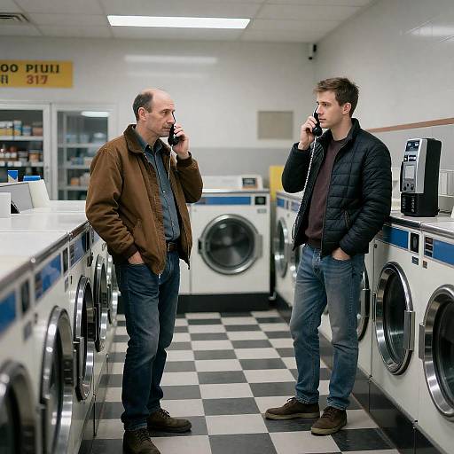 Evening Conversations in the Laundromat