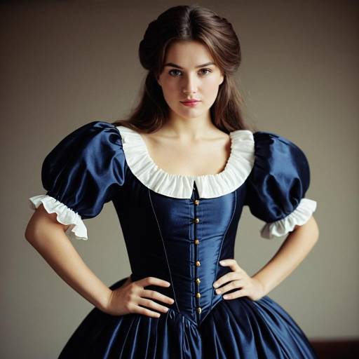Young Woman in British Historical Costume