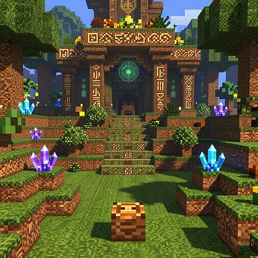 Enchanted Minecraft Jungle Temple