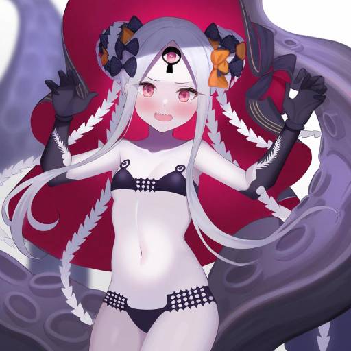 Illustration of Abigail williams (swimsuit foreigner) (first ascension) (fate), fate/grand order in the style of Amahara subaru