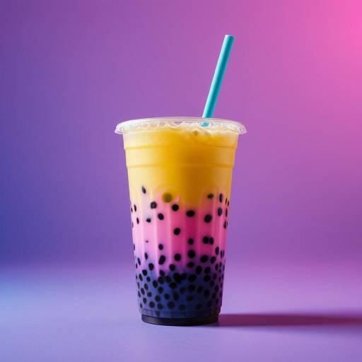 90s Grunge Boba Tea Design Concept