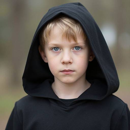 Realistic Dark Wizard Child Portrait