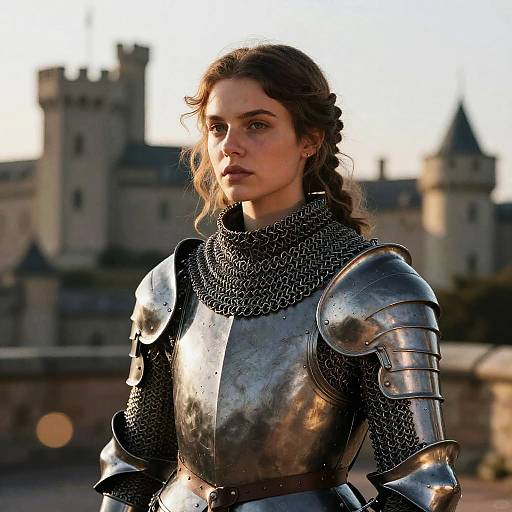 Stunning Medieval Portrait with Dramatic Lighting