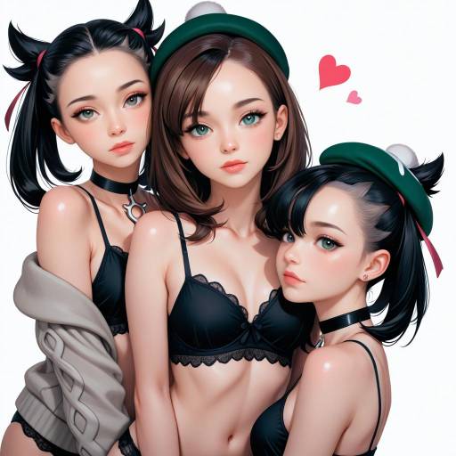 Marnie and Friends in Stylish Attire