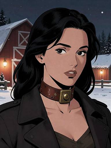 Quiet Ranch Heiress in Snowstorm