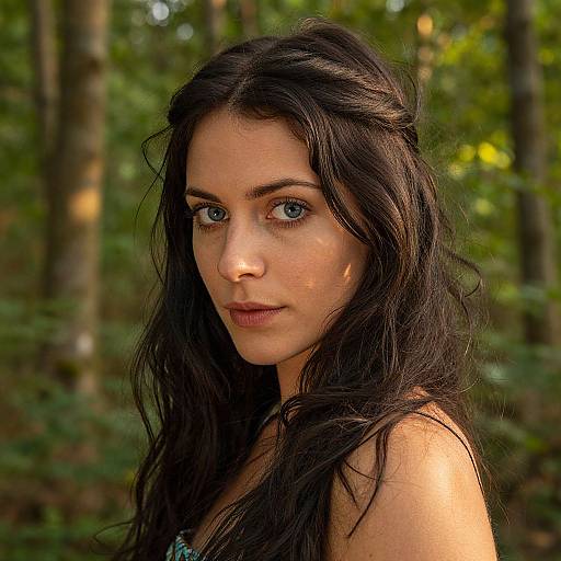 Golden Hour Celtic Woman Portrait