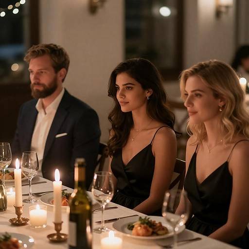 Candlelit Dinner with Elegant Trio