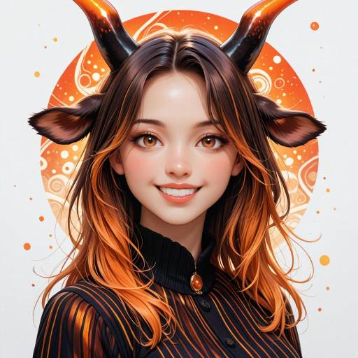 Vibrant Cartoon Highland Cattle Illustration