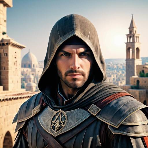 Assassin's Creed Character in Ancient City