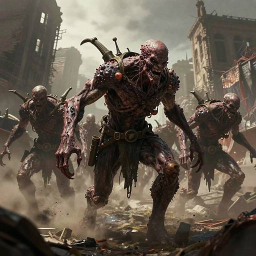 Chaos Daemon Horde in Ruined City