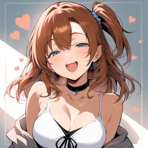 Charming Girl with Heartfelt Smile