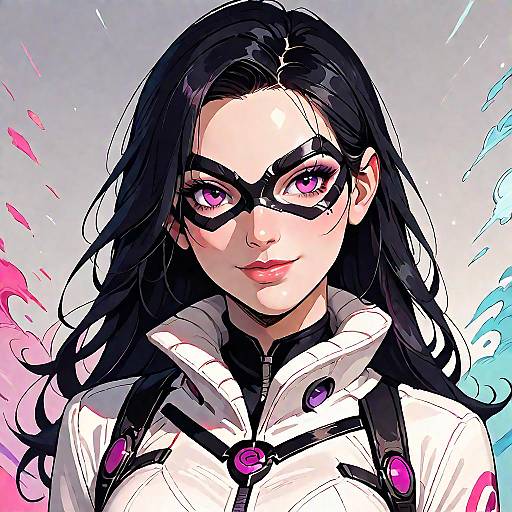 Violet Parr Portrait with Mask and Bodysuit