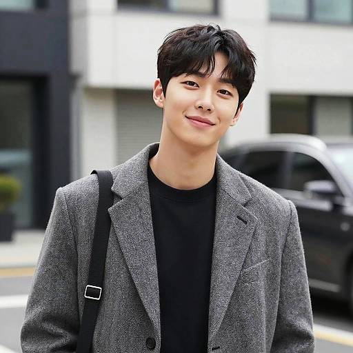Stylish Korean Male Model Portrait