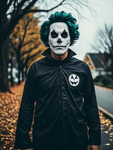 Cinematic Cartoon Halloween Costume Portrait