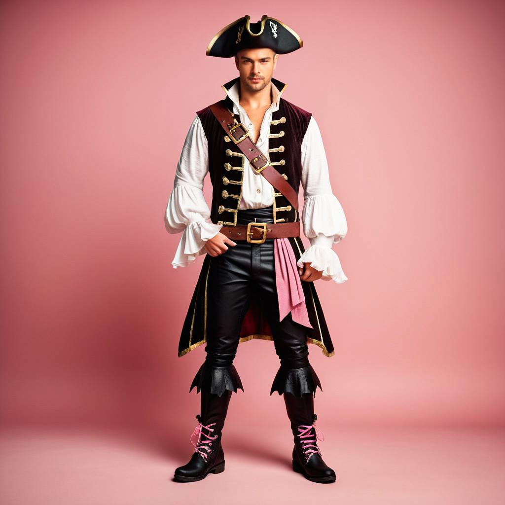 Muscular Pirate First Mate Portrait