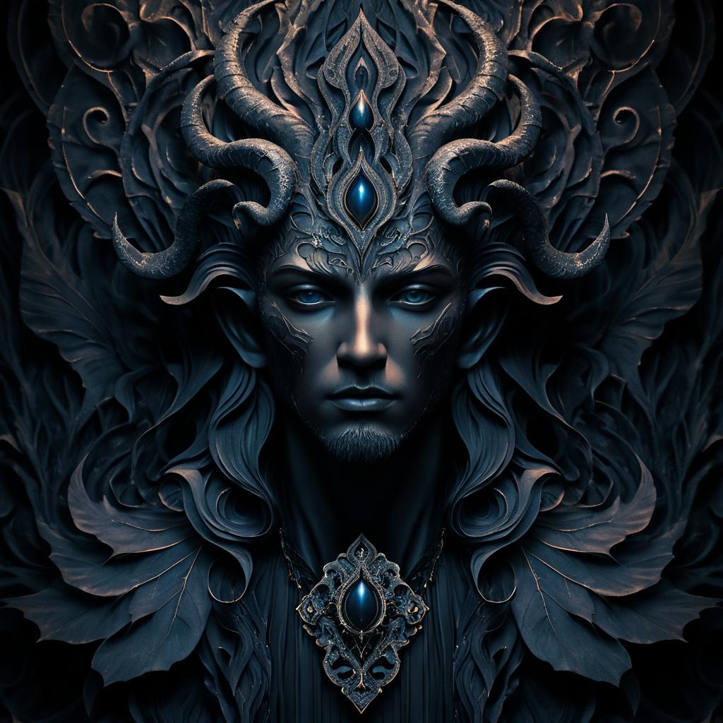 Eldritch Deity Portrait in Dark Fantasy