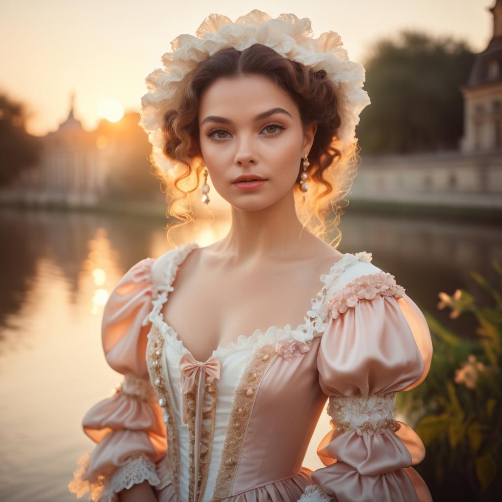 Stunning Baroque Portrait at Sunset