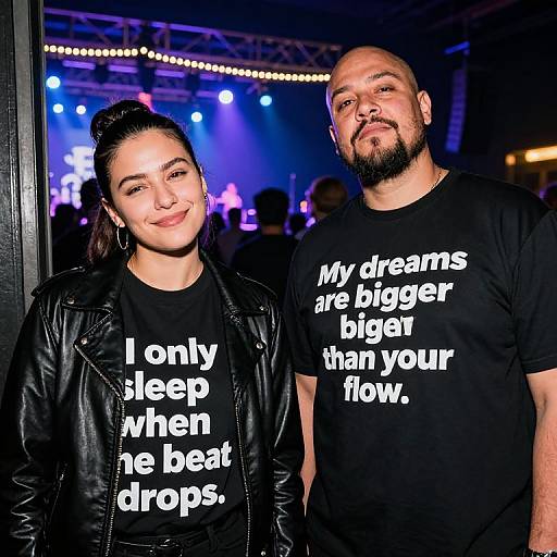 Friends Rocking Custom Hip Hop Tees