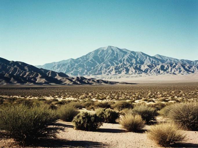 Scenic Desert Mountain Landscape Wallpaper