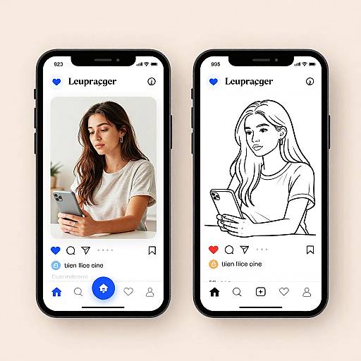 Photo to Line Art Converter Display