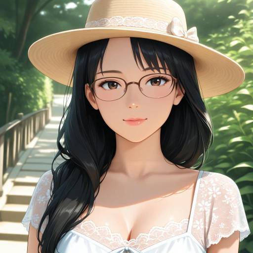 Elegant Studio Ghibli-Inspired Portrait Elegant Studio Ghibli-Inspired Portrait