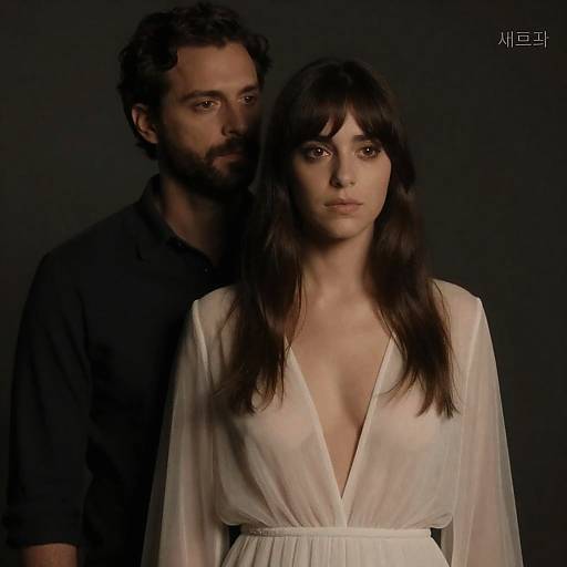 Intimate Portrait in Dim Lighting