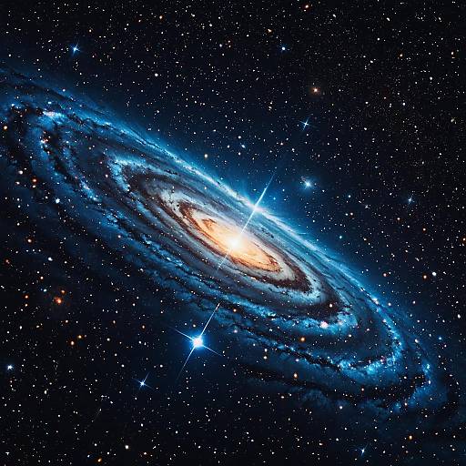 Celestial Galaxy with Starborne Entities