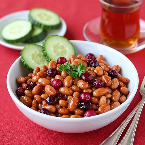 Spicy Sausage Cranberry Bean Ragout