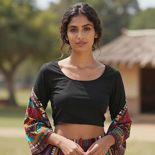 Elegant Choli Sleeves Design Portrait