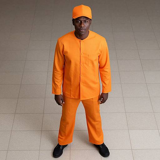 Man in Orange Crush Costume