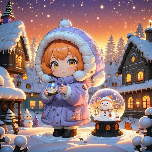 Charming Chibi in Winter Wonderland