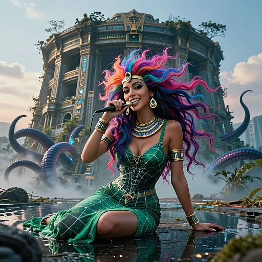 Post-Apocalyptic Ancient Egyptian Girl