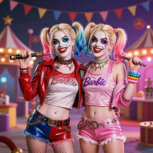 Harley Quinn vs Barbie Carnival Clash